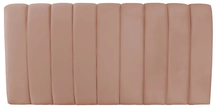 Cabeceira Painel Olivia Casal 140 cm Veludo Rose - D'Rossi