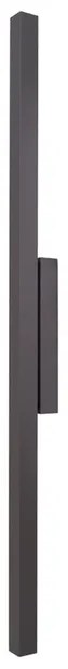 Arandela Led Aluminio Grafite 24w 3000k Fit
