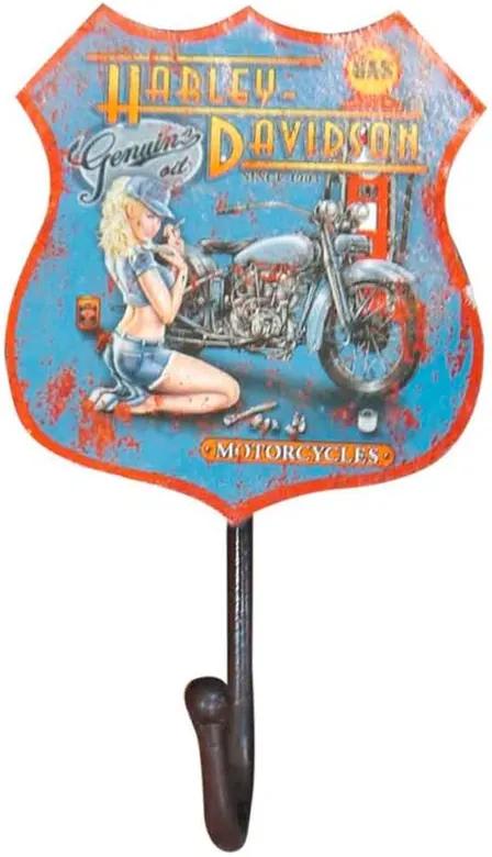 Cabideiro Rota 66 Harley Davidson Azul