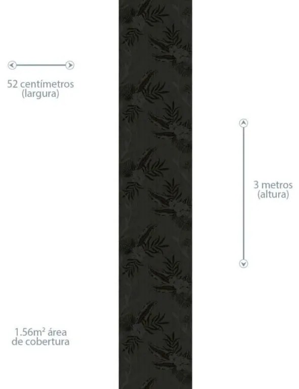 Papel de Parede Wood Dream Dark 0.52m x 3.00m