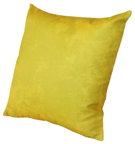 Capa de Almofada Ritz em Suede Tons Amarelo Marmorizado - ART-0109 - 45x45cm