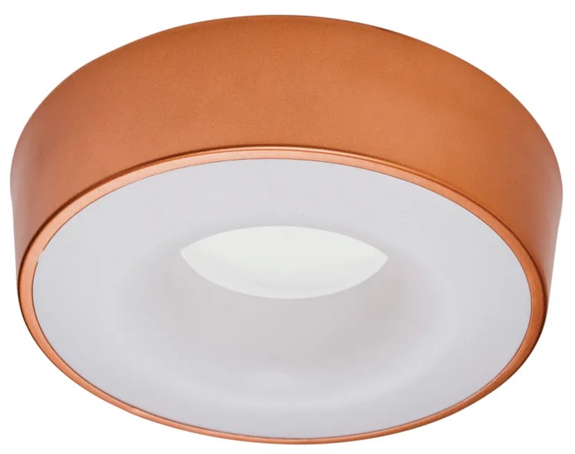 Plafon Dandi Ø53X09Cm Led 30,5W Bivolt | Usina 19000/53 (AV-M - Avelã Metálico, 3000k)