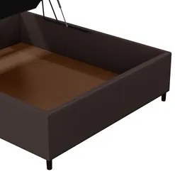 Base para Cama Box Baú Casal 138x188cm Hit I02 Corano Marrom - Mpozena