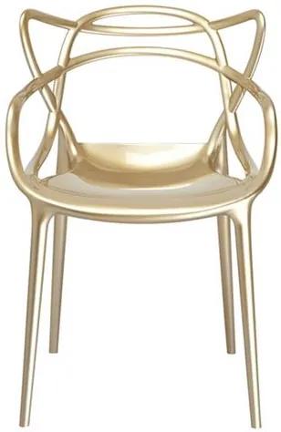 Cadeira Master Allegra Polipropileno Champagne - 26409 - Sun House