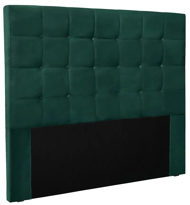 Cabeceira Cama Box Solteiro 90 cm Verona Veludo S04 - D'Rossi - Verde