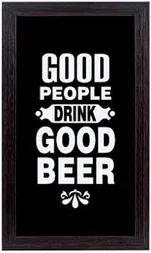 Quadro Porta Tampinhas de Cerveja Good People Drink Good Beer