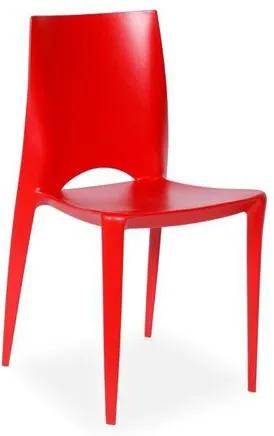 Cadeira Decorativa, Vermelha, Zoe