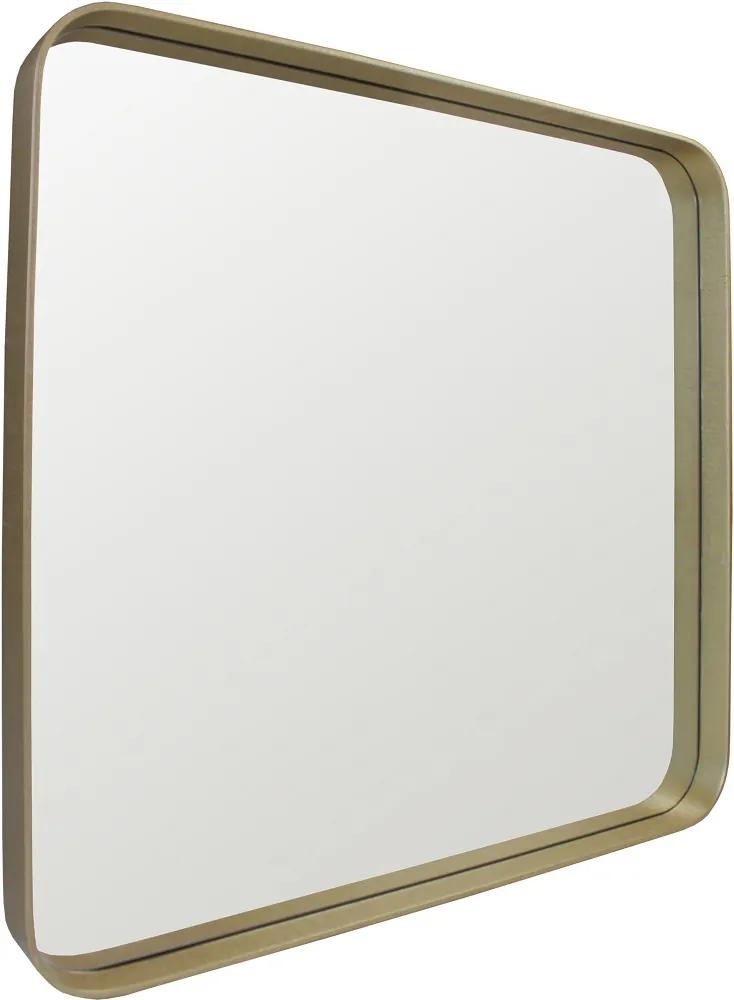 Espelho Phoenix Quadrado Moldura Multilaminado Design Minimalista