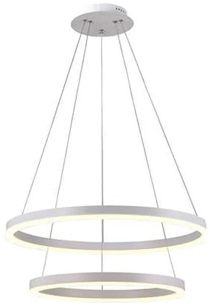 Pendente Led Metal Aluminio 54W 3000K Yamamura - BRANCO