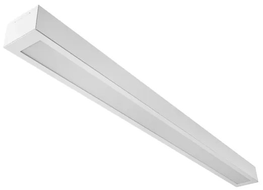 Plafon Led Sobrepor Aluminio Branco 36W Valencia - LED BRANCO QUENTE (3000K)