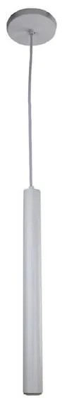 Pendente Tubo Aluminio 40Cmx4 - BRANCO