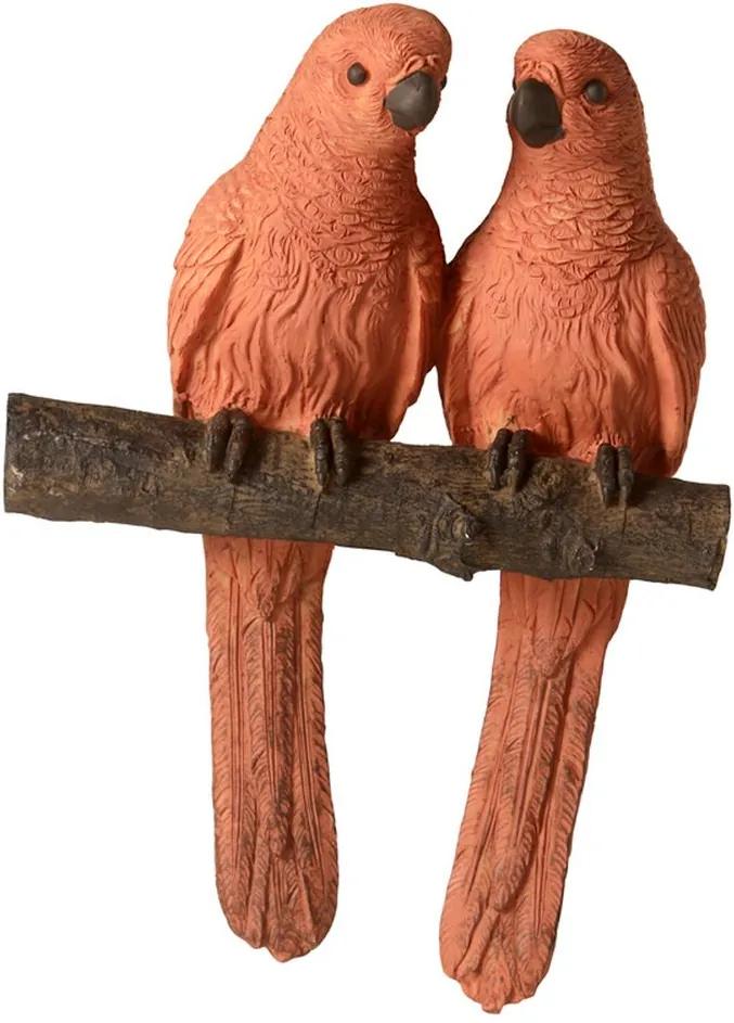 Pássaro Decorativo de Resina Couple