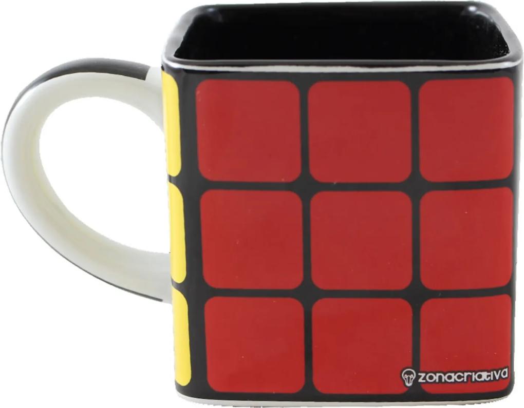Caneca Cubo Rubiks Geek10 - Multicolorido
