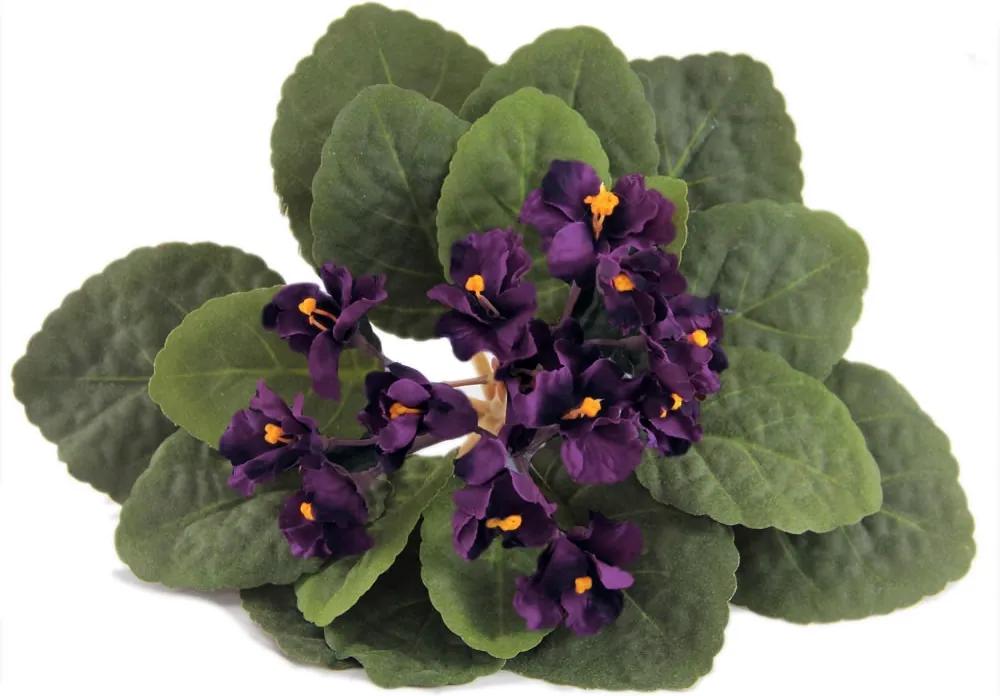 Buquê de Flores Violeta Lilás Flor Artificial Parece Planta Natural
