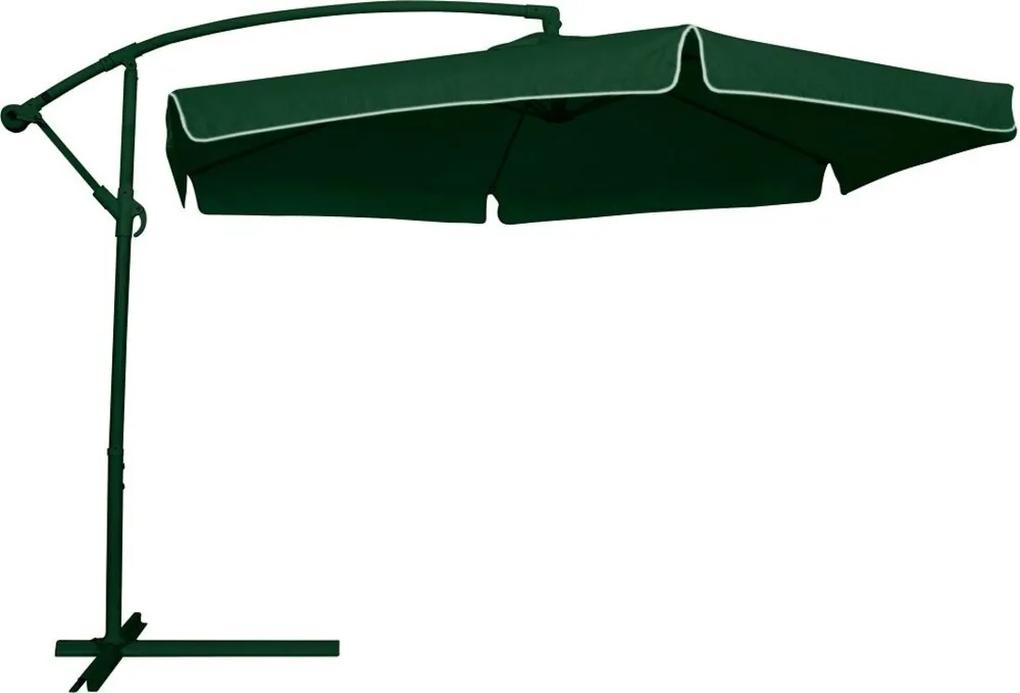 Ombrellone Suspenso Regulável 3 M Verde - Bel Lazer