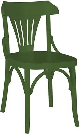 Cadeira Merione em Madeira Maciça - Verde Musgo