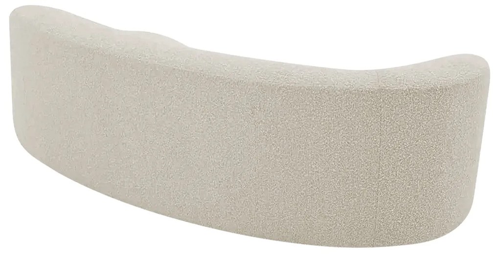 Divã Recamier Orgânico Tokyo 180cm Lado Direito Bouclé - ADJ Decor