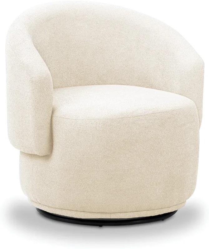 Poltrona Decorativa Orgânica Névoa Bouclê E03 - D'Rossi - Bege