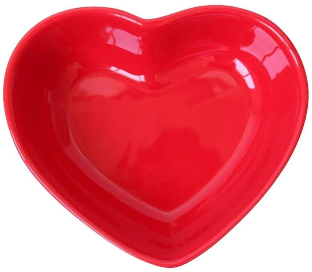Bowl Coração em Cerâmica 8x7cm vermelho – Silveira