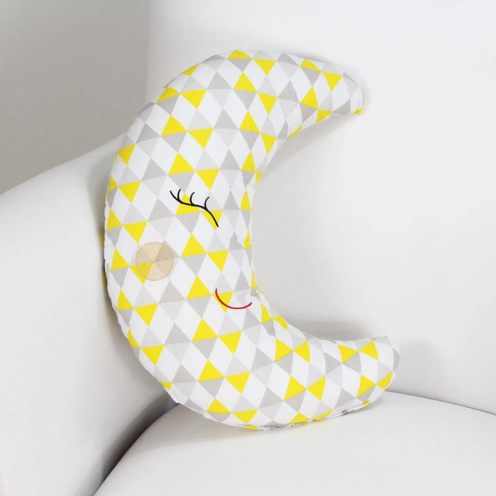 Almofada Decorativa Laura Baby Lua - Losango Amarelo