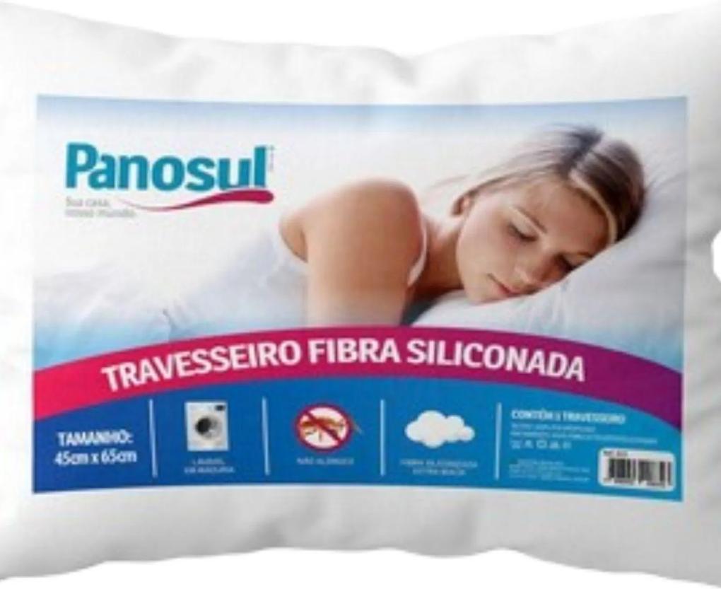 Travesseiro Fibra Siliconada 45cmx65cm lavavel Anti Alérgico