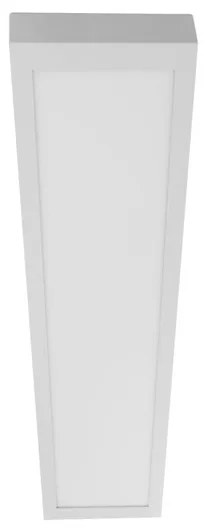 Plafon Led Sobrepor Retangular Branco 48W Irc80 Yamamura - LED BRANCO QUENTE (3000K)
