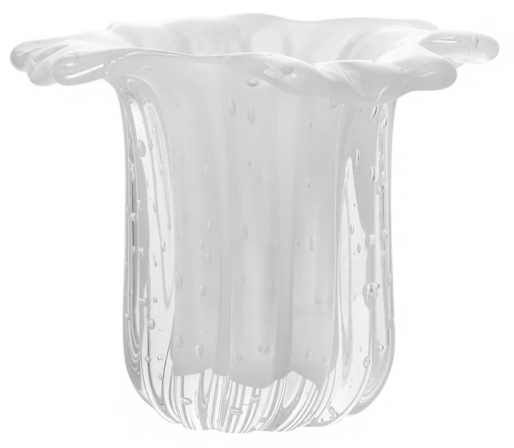 Vaso Murano Napoles P - Quartzo Pérola  Quartzo Pérola