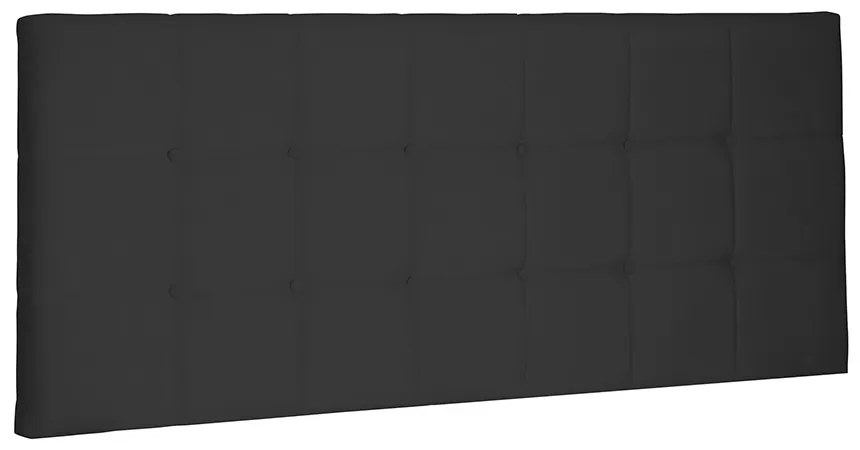 Cabeceira Painel Verona Para Cama Box Queen 160 cm Suede Preto - D'Rossi