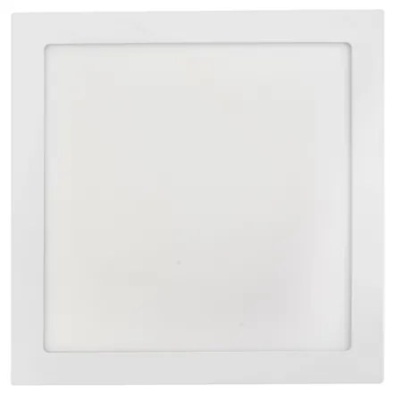 Plafon Led Embutir Quadrado Aluminio Branco 24W Yamamura - LED BRANCO QUENTE (3000K)