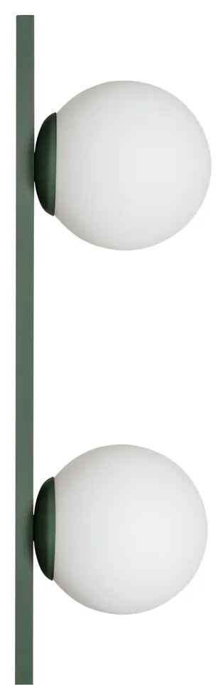 Luminaria De Chão Dama Ø24,5X160Cm 2Xg9 / Globo Ø12Cm / Coluna | Usina... (ND-B - Nude Brilho, Clear)