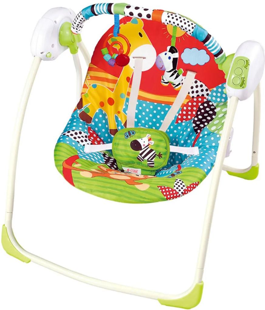 Cadeira descanso Bebê 11kg Swing Verde STAR BABY
