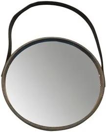 Espelho Redondo Ndi com Moldura de MDF 40cm Preto ST50150