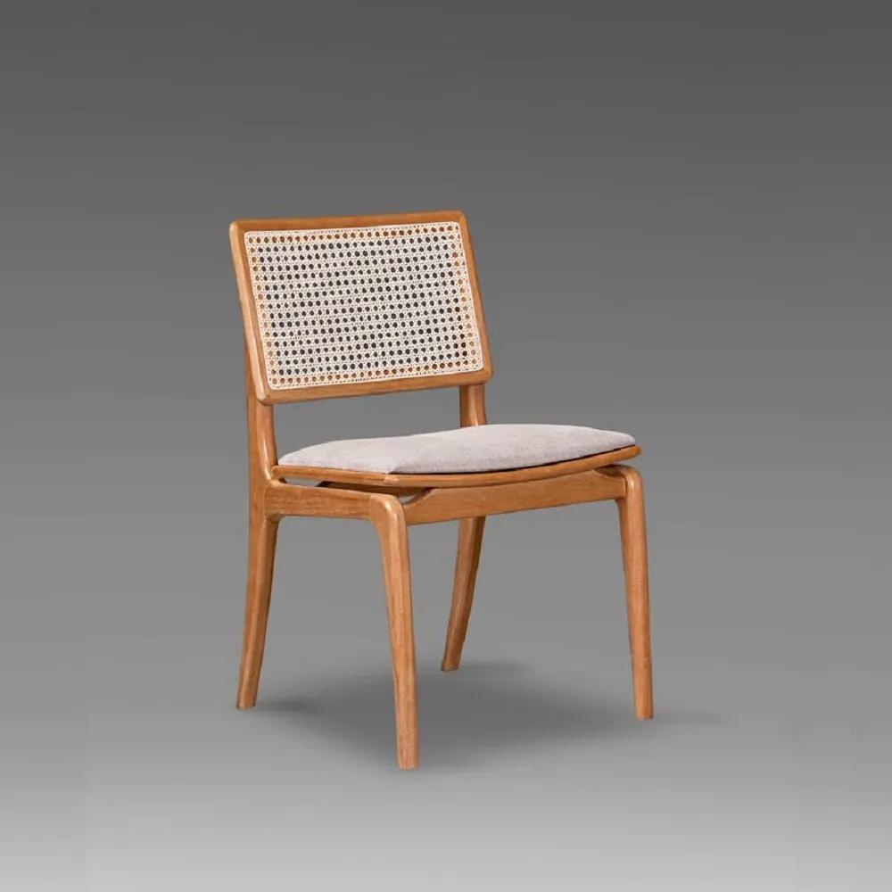 Cadeira Tereza Madeira Maciça Design Contemporâneo Avi Móveis