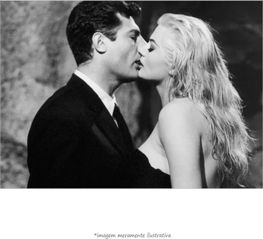 Poster Marcello Mastroianni E Anita Ekberg - A Doce Vida (20x30cm, Apenas Impressão)