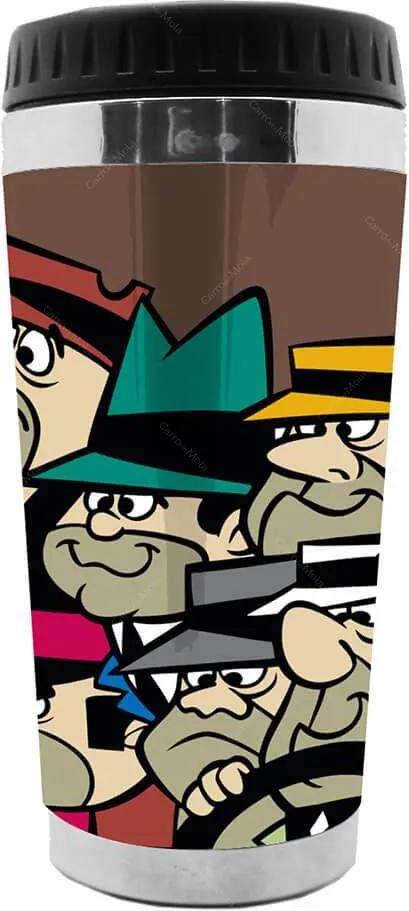 Copo Térmico Hanna Barbera Wacky Race The Gangsters Marrom - Urban