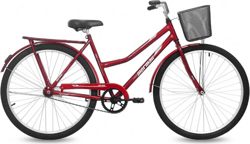 Bicicleta Mormaii Valente Aro 26 Vermelha Vermelho