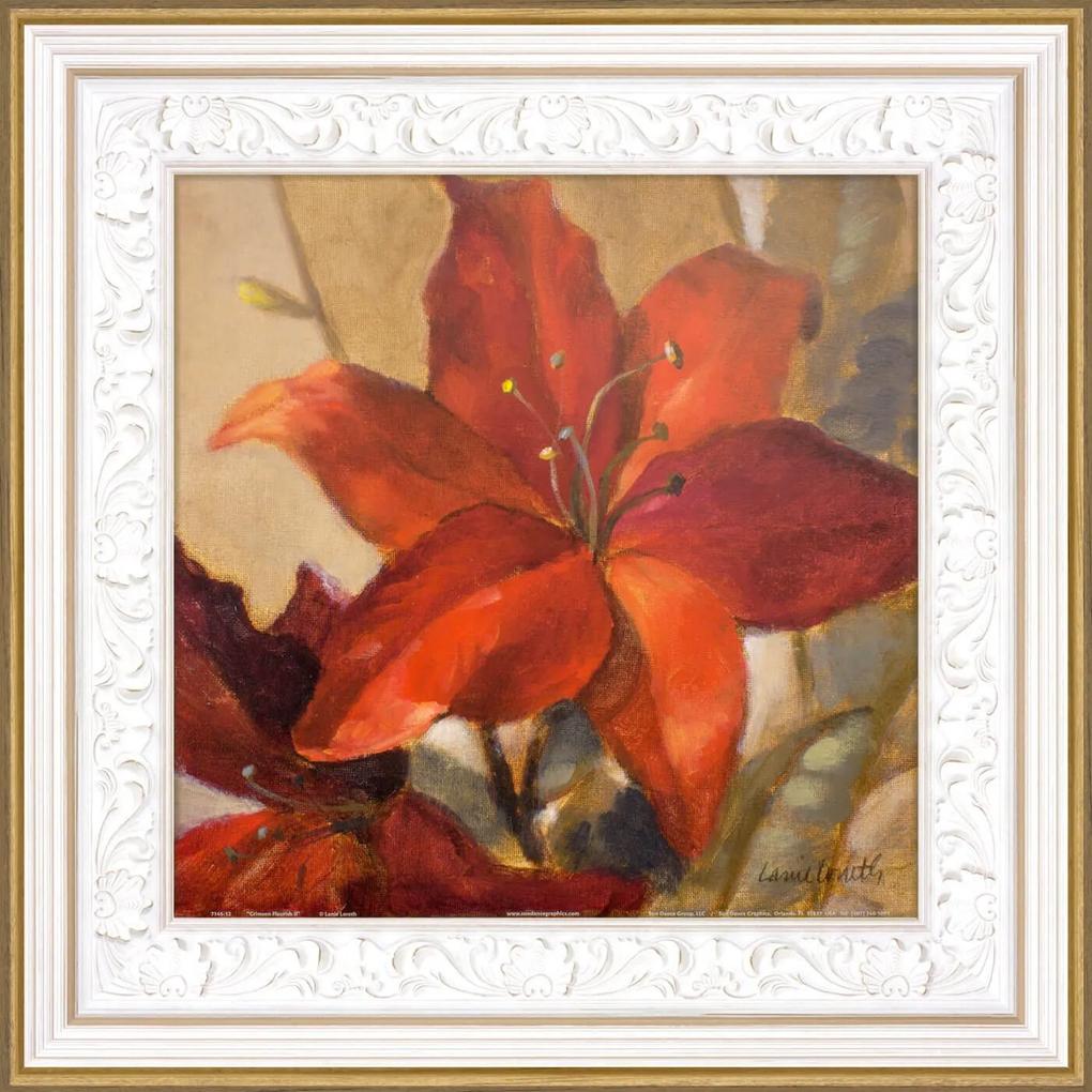Quadro Decorativo Flores Vermelhas Ii - 40x40cm