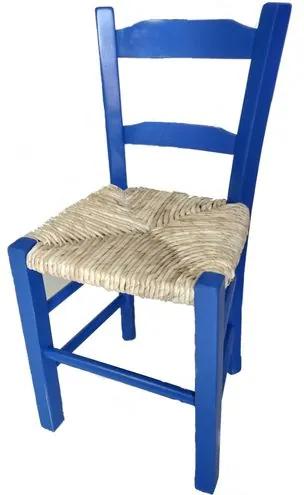 Cadeira Lagiana Pequena Eucalipto Azul Palha - 31283 Sun House