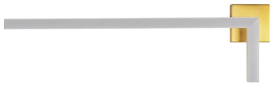 Arandela / Plafon Play Retangular 24,5X83Cm Led 20,5W Bivolt / "l" C/... (MT-M Mate Metálico, 4000k)