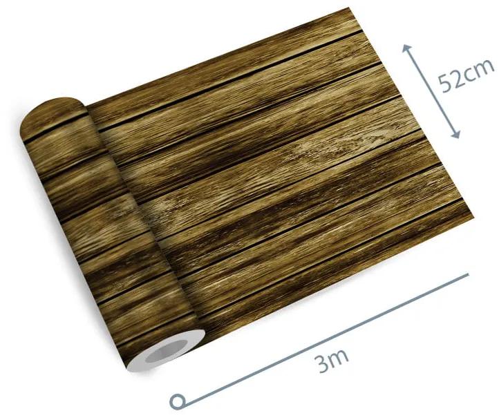 Papel de parede adesivo madeira ripas envelhecidas