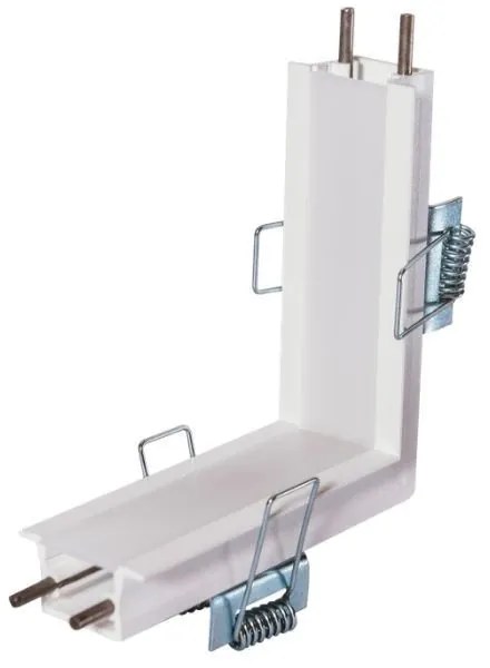 Junção Teto/parede Perfil Embutir Para Fita Led Garbo 10X10Cm | Usina... (BT - Branco Texturizado)