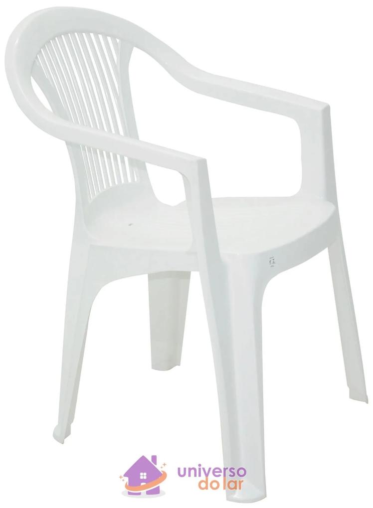 Cadeira Tramontina Guarapari Branco com Braços em Polipropileno - Tramontina  Tramontina