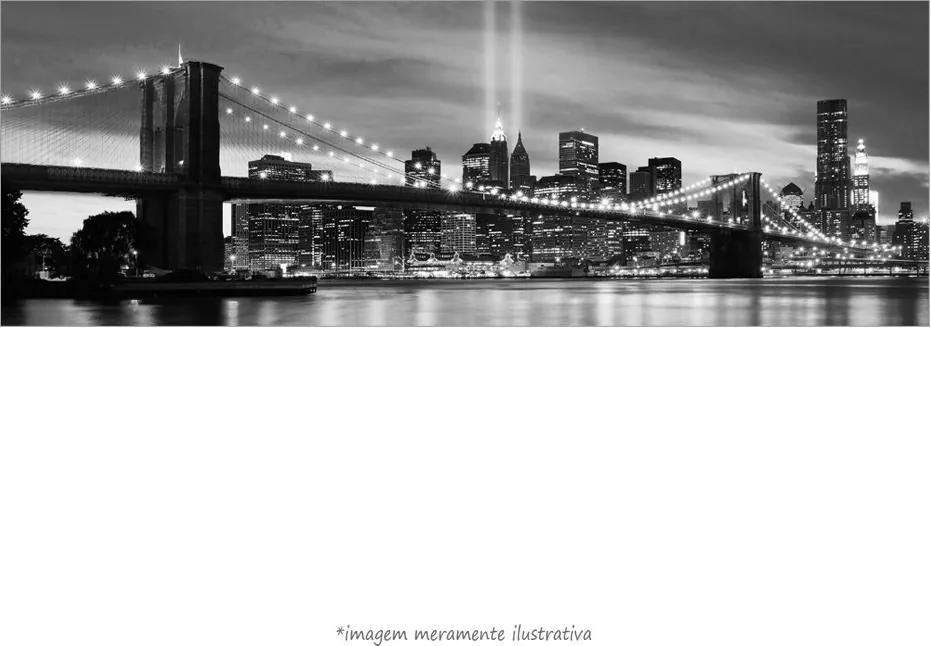 Poster Ponte Do Brooklyn - New York (60x20cm, Apenas Impressão)