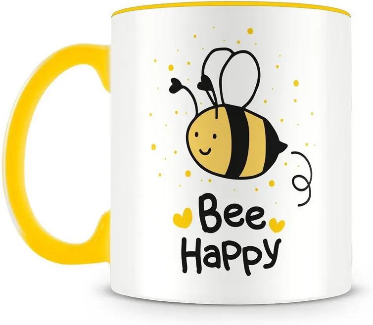Caneca Personalizada Bee Happy