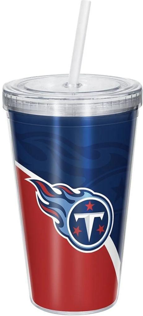 Copo Com Canudo Luxo NFL Tennessee Titans