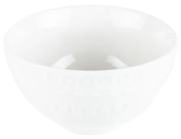Jogo Bowl Porcelana Grace 6 Peças Branco 15cm 17577 Wolff