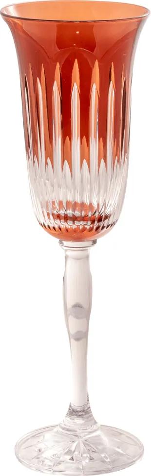 Taça de Cristal Lodz para Champanhe de 150 ml - Marron Maple