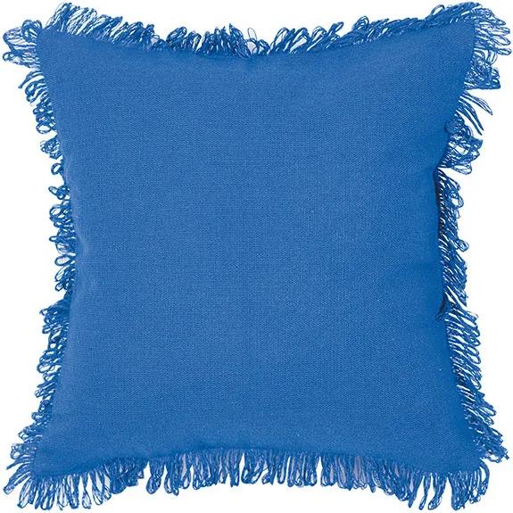 Almofada Campestre Solid de 40 x 40 cm Azul