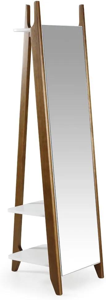Espelho Stoka 169,5 Cm 988 Nogal/Branco - Maxima