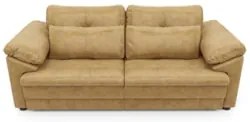 Sofá Retrátil 2 Lugares Para Sala 215cm Dijon Couro Bege S07 - Mpozena